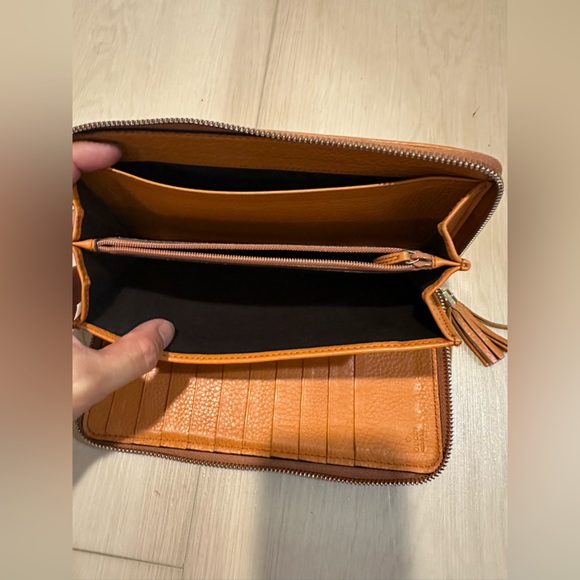 Gucci Soho leather wallet orange - Picture 7 of 12